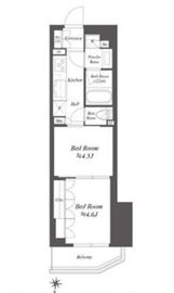 WORVE東京木場 303 間取り図