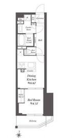 WORVE東京木場 1109 間取り図