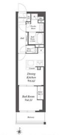 WORVE東京木場 1010 間取り図