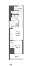 WORVE東京木場 1207 間取り図