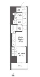 WORVE東京木場 1012 間取り図