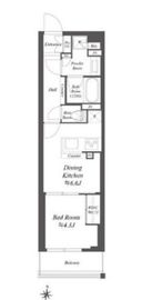 WORVE東京木場 810 間取り図