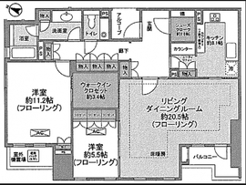 グランドメゾン南青山 3階 間取り図