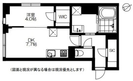 スクリブ千駄ケ谷 205 間取り図