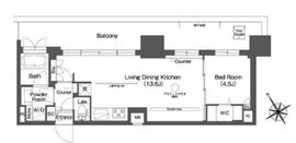 BluRock後楽園 1508 間取り図