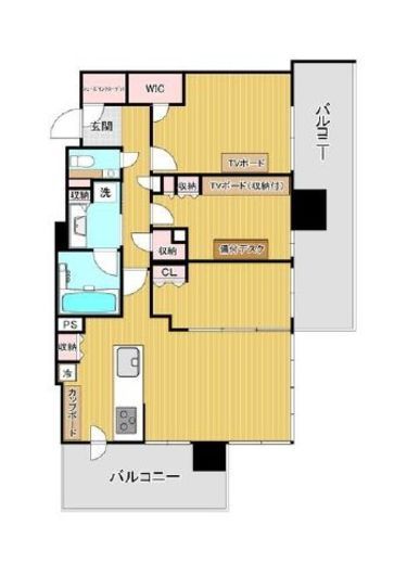 シティタワーズ東京ベイ 27階 間取り図