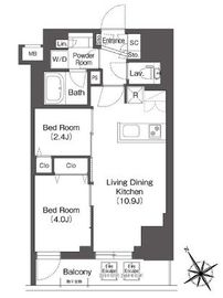 BluRock後楽園 1202 間取り図