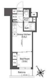 BluRock後楽園 303 間取り図