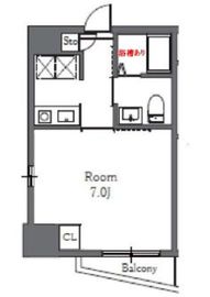 Totsu Residence Shiba (東通レジデンス芝) 305 間取り図