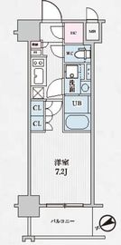 テラス浅草橋 507 間取り図