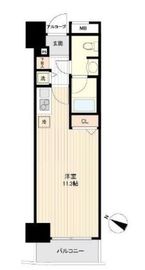 クレアール赤坂 5階 間取り図