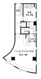 KDXレジデンス南青山 208 間取り図