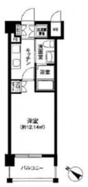 オリンピア代々木 406 間取り図