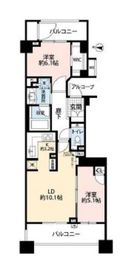 アリュールゼームス坂 5階 間取り図