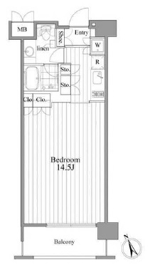 willDo清澄 403 間取り図
