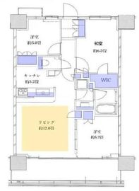 浅草タワー 16階 間取り図