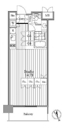 willDo清澄 419 間取り図