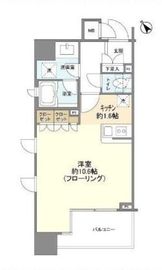 クオリア銀座3丁目 4階 間取り図