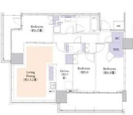 浅草タワー 26階 間取り図