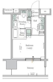 ONE ROOF RESIDENCE TAMACHI (ワンルーフレジデンス田町) 420 間取り図