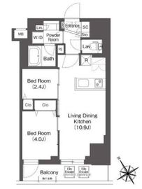 BluRock後楽園 1502 間取り図