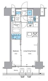 プライムアーバン浅草テラス 1103 間取り図