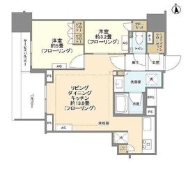 クラッシィハウス大手町 13階 間取り図