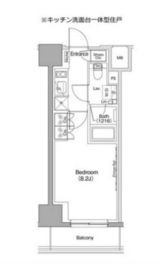 ザ・パークハビオ五反田 402 間取り図