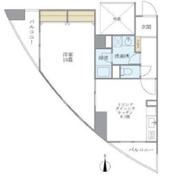 サンハイツ浅草 1002 間取り図