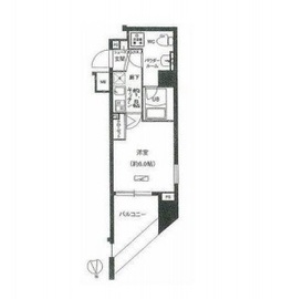 メインステージ白金高輪駅前 4F1 間取り図