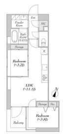 LUMIEC MEGURO (ルミーク目黒) 502 間取り図