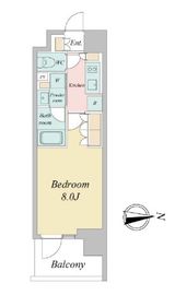 シーズンフラッツ日暮里EAST 902 間取り図