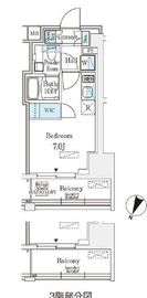 リージア大井町 1005 間取り図