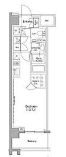 ヴェール・クレール大崎 719 間取り図