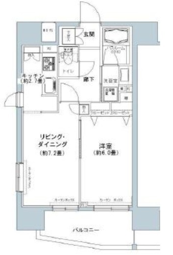 パークキューブ板橋本町 1107 間取り図