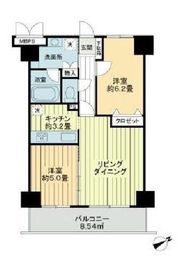 ライオンズシティ西新宿 11階 間取り図