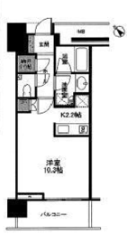 プリズムタワー 16階 間取り図