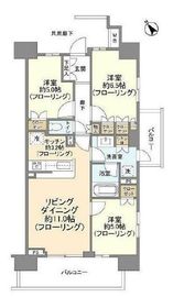 クレヴィア田端 5階 間取り図