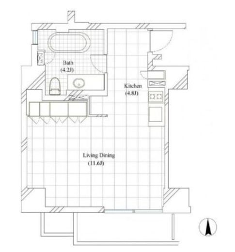 DOT (ドット) 1105 間取り図