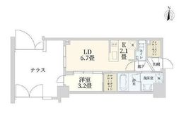 オープンレジデンシア高輪ザ・ハウス 1階 間取り図