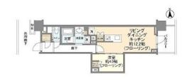 プラウド高田馬場 2階 間取り図