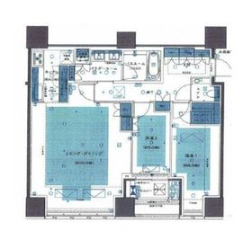 プレミストタワー白金高輪 35階 間取り図
