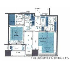 プレミストタワー白金高輪 34階 間取り図