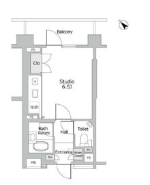 ファミールグランスイートTHE赤坂 2階 間取り図