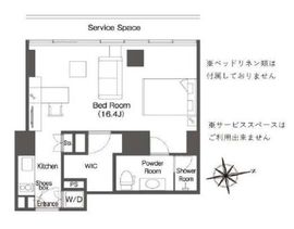 ウエリスアーバン品川タワー 1207 間取り図