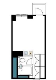 渋谷ホームズ 8階 間取り図