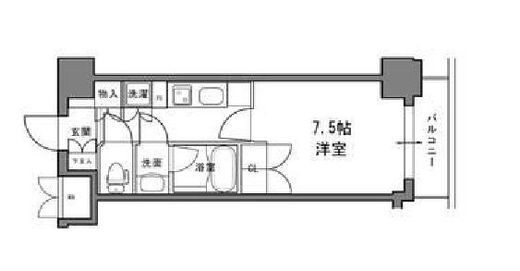 クオリア小石川 9階 間取り図