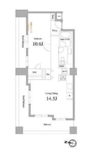 レグノ・セレーノ 4階 間取り図