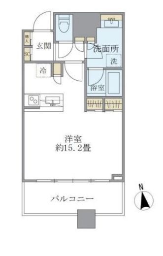 白金ザ・スカイ 6階 間取り図