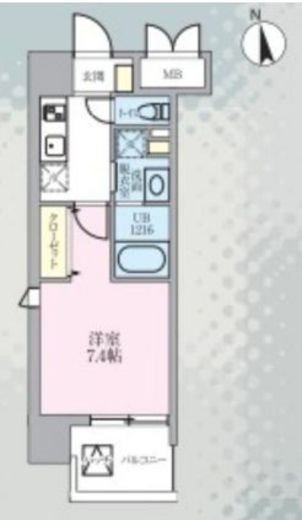 Ente Wille 南麻布 (エンテヴィレ南麻布) 303 間取り図